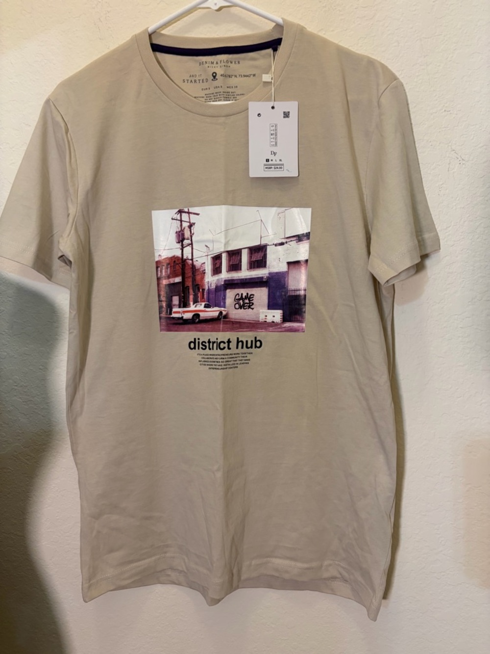 Denim & Flower- District Hub Graphic Tee